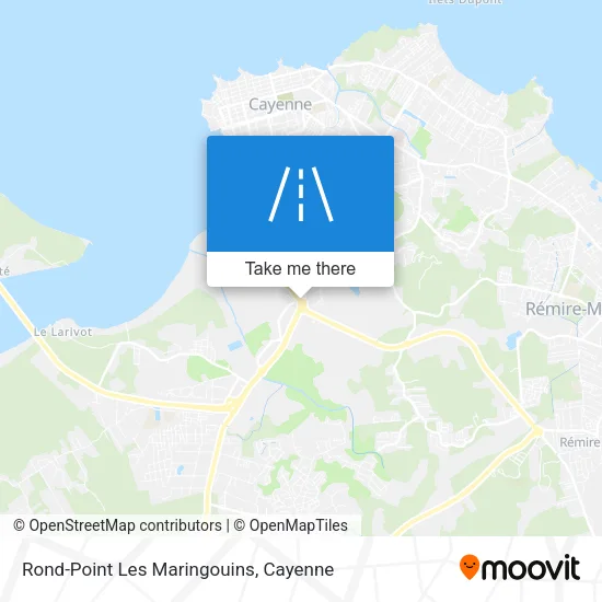 Rond-Point Les Maringouins map