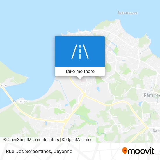 Rue Des Serpentines map