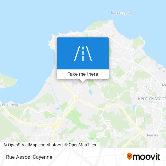 Rue Assoa map