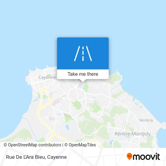 Rue De L'Ara Bleu map
