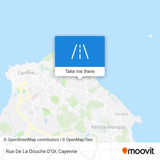 Rue De La Douche D'Or map