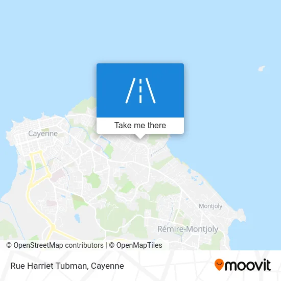 Rue Harriet Tubman map