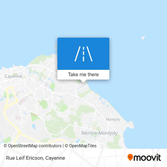 Rue Leif Ericson map