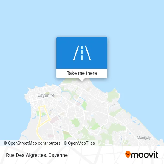 Rue Des Aigrettes map