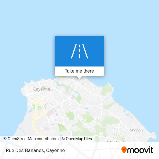 Rue Des Bananes map