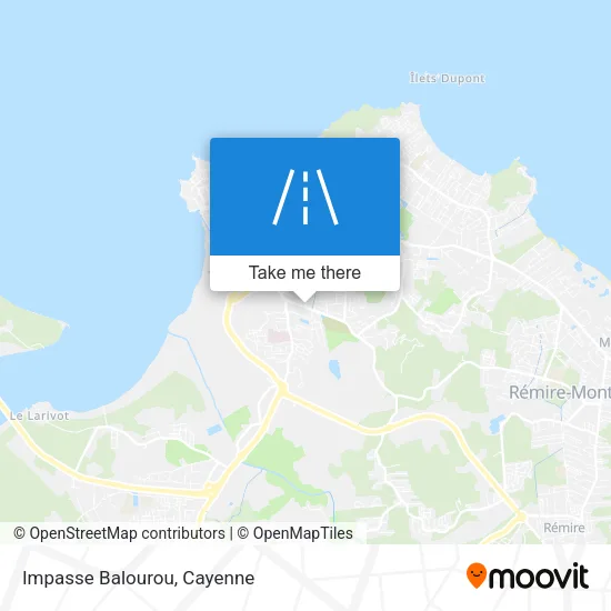 Impasse Balourou map