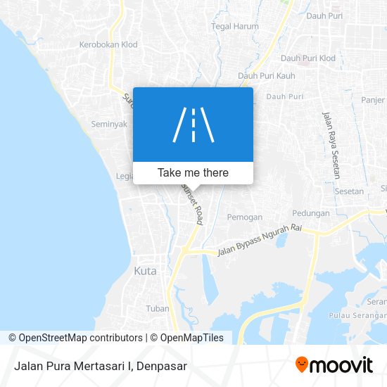 Jalan Pura Mertasari I map