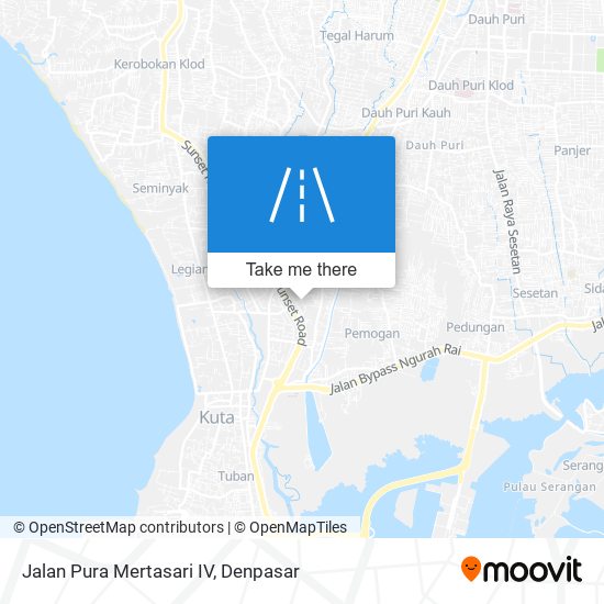 Jalan Pura Mertasari IV map