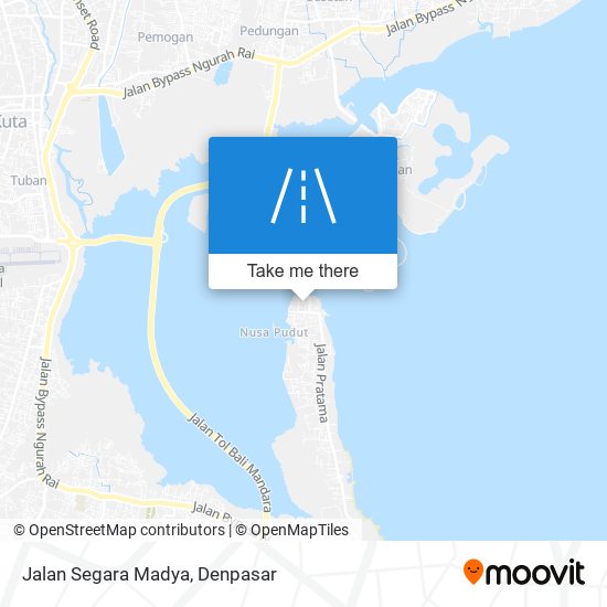 Jalan Segara Madya map