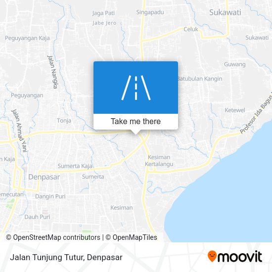 Jalan Tunjung Tutur map