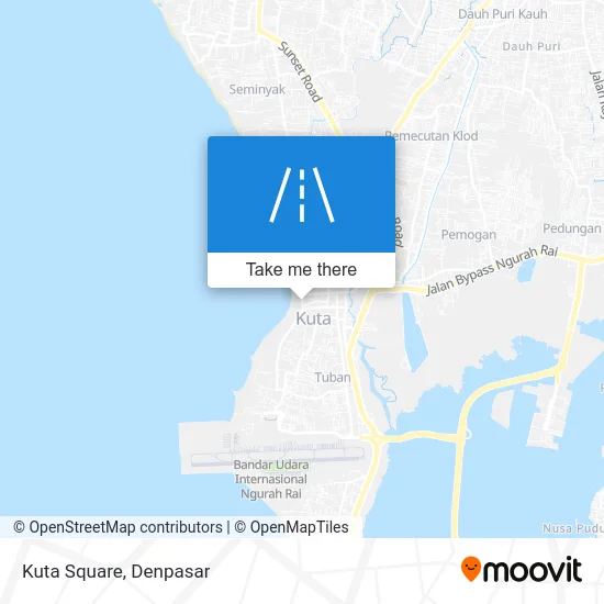 Kuta Square map