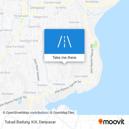 Tukad Badung XIX map