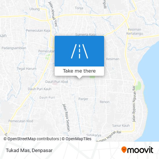 Tukad Mas map