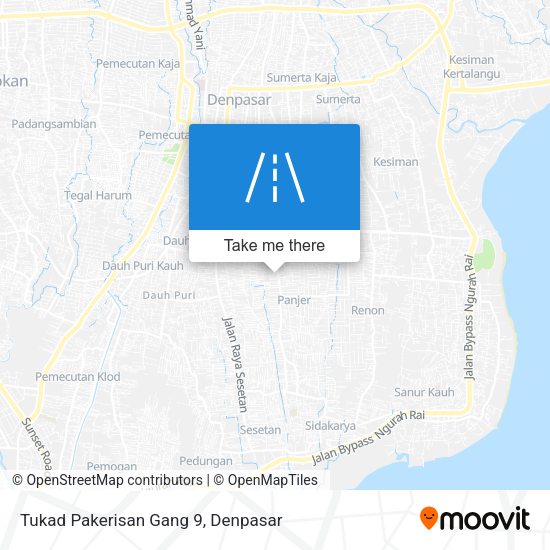 Tukad Pakerisan Gang 9 map