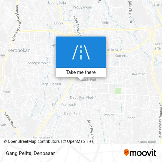 Gang Pelita map