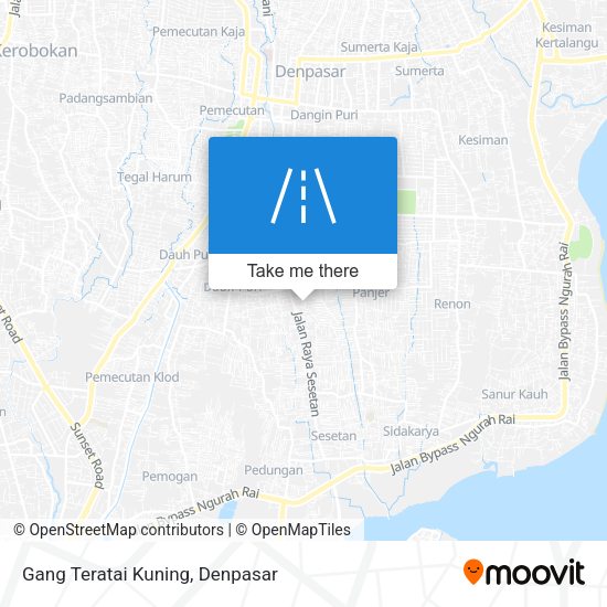 Gang Teratai Kuning map