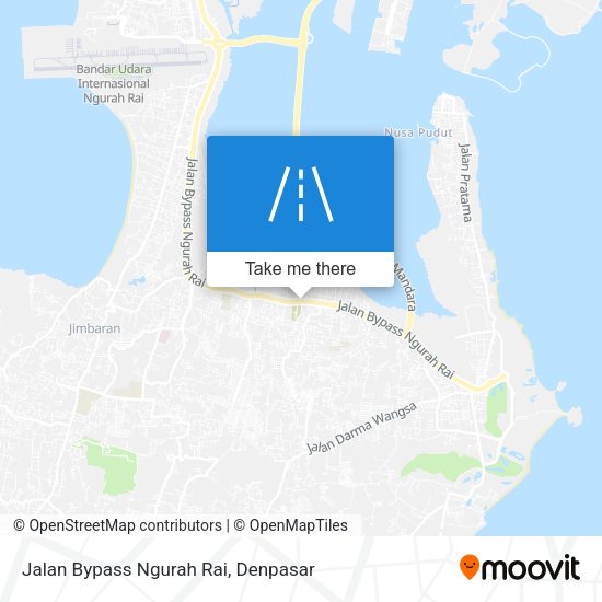 Jalan Bypass Ngurah Rai map