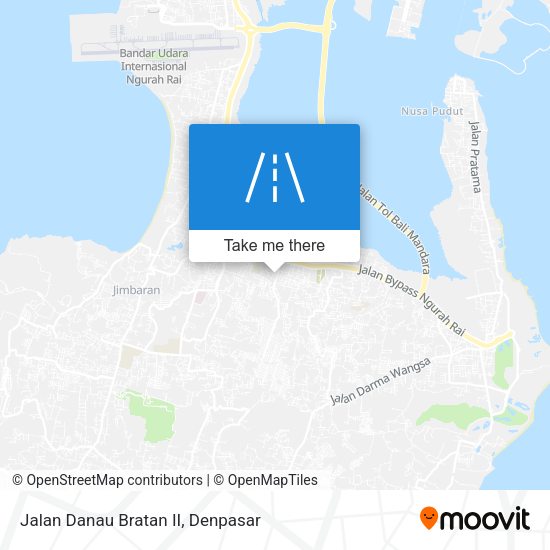 Jalan Danau Bratan II map