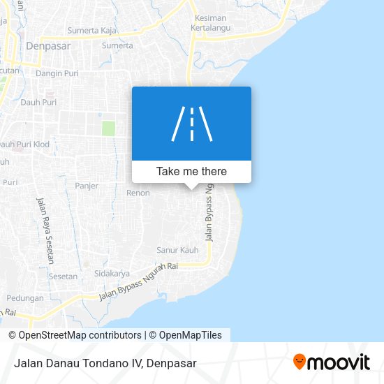 Jalan Danau Tondano IV map
