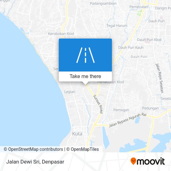 Jalan Dewi Sri map