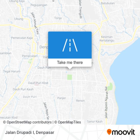 Jalan Drupadi I map