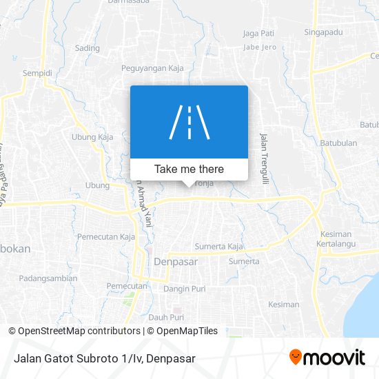 Jalan Gatot Subroto 1/Iv map