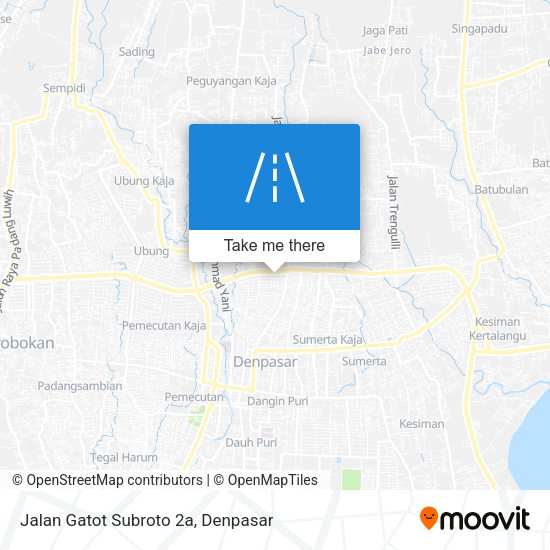 Jalan Gatot Subroto 2a map