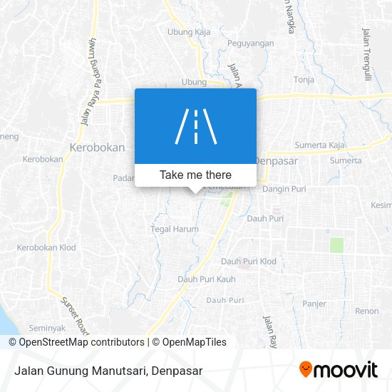 Jalan Gunung Manutsari map