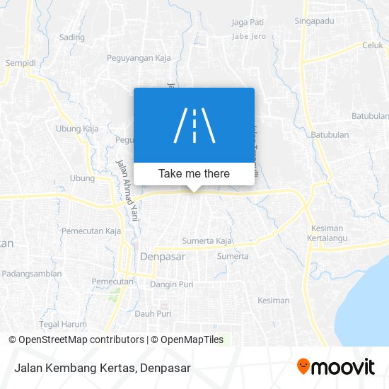 Jalan Kembang Kertas map