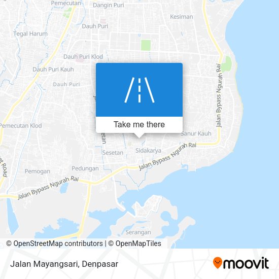 Jalan Mayangsari map