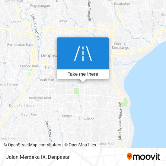 Jalan Merdeka IX map