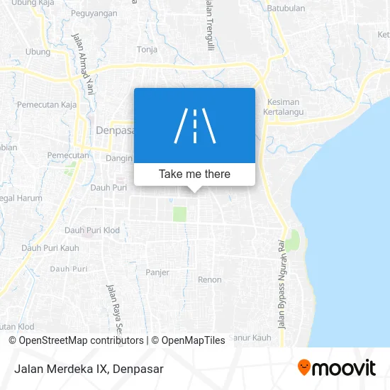 Jalan Merdeka IX map