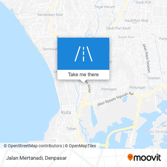 Jalan Mertanadi map