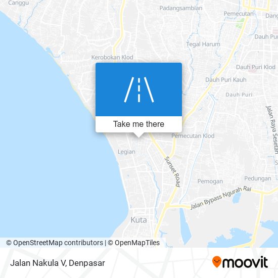 Jalan Nakula V map