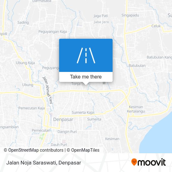 Jalan Noja Saraswati map
