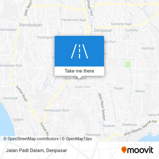 Jalan Padi Dalam map