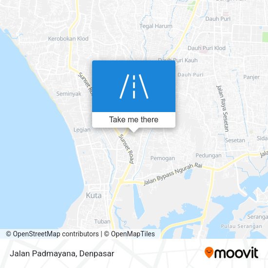 Jalan Padmayana map