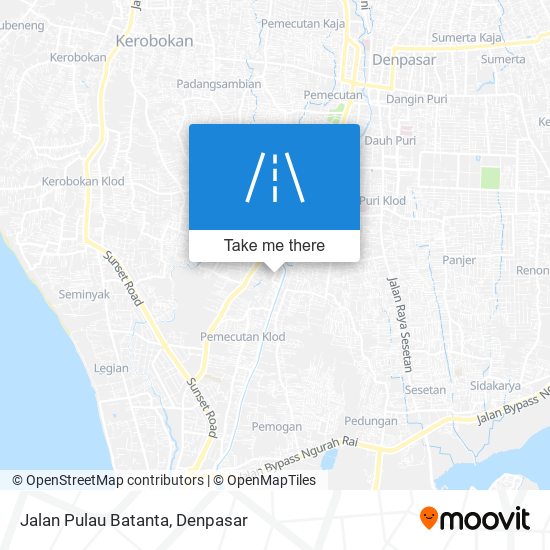 Jalan Pulau Batanta map