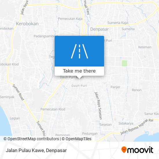 Jalan Pulau Kawe map