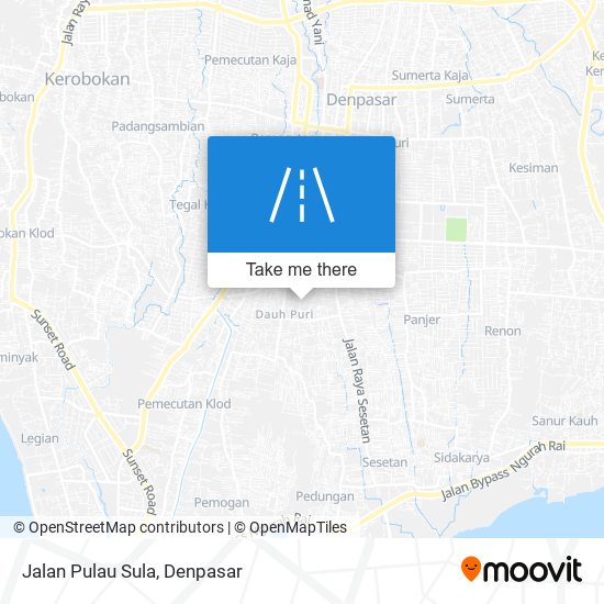 Jalan Pulau Sula map