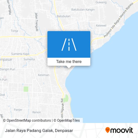 Jalan Raya Padang Galak map
