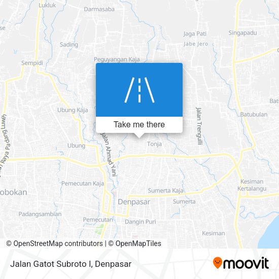 Jalan Gatot Subroto I map