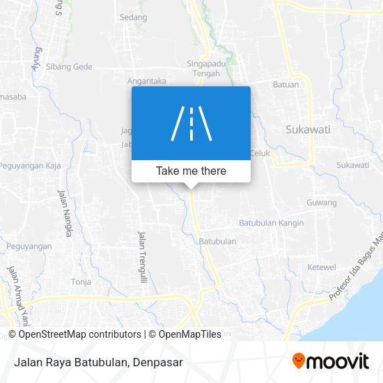 Jalan Raya Batubulan map