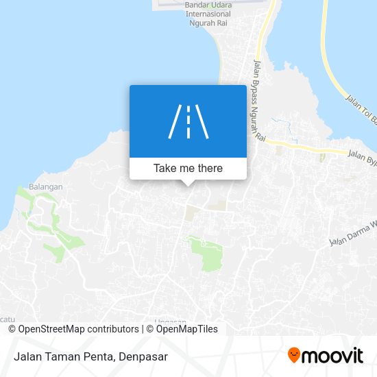 Jalan Taman Penta map