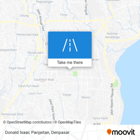 Donald Isaac Panjaitan map