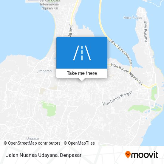 Jalan Nuansa Udayana map
