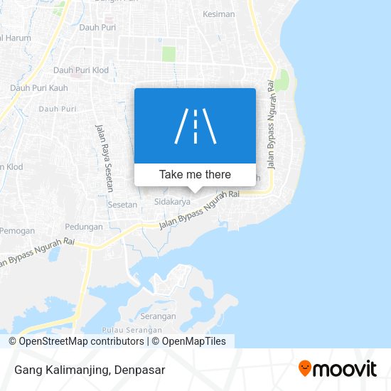 Gang Kalimanjing map