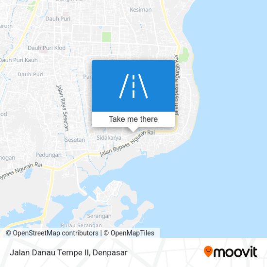 Jalan Danau Tempe II map