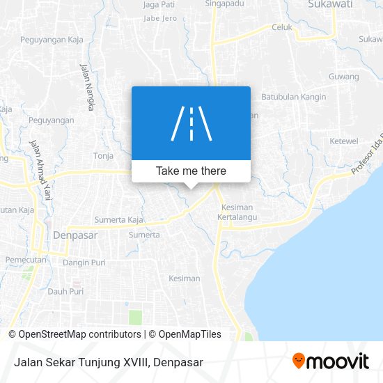 Jalan Sekar Tunjung XVIII map