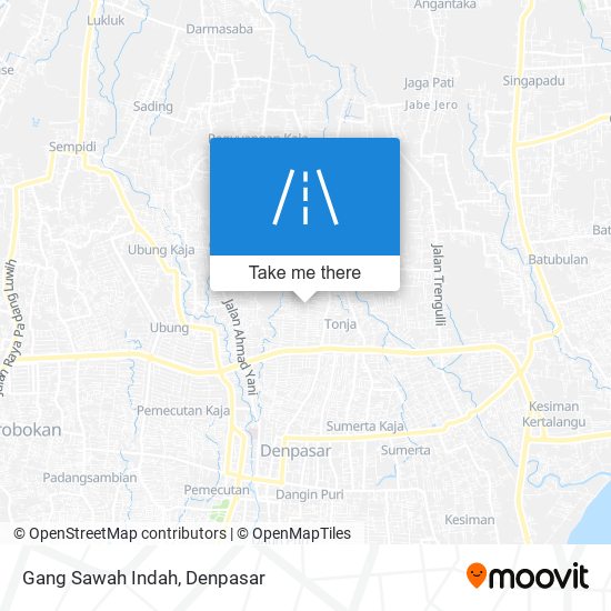 Gang Sawah Indah map